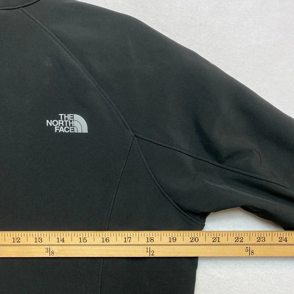 The North Face Windwall Jacket Womens Large Black Venture Full Zip Windbreaker
